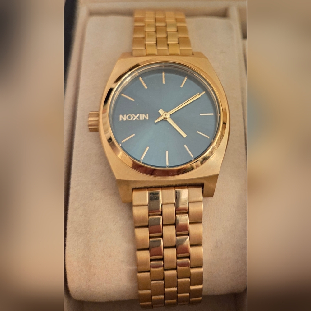 Gold and Green Men's Watch